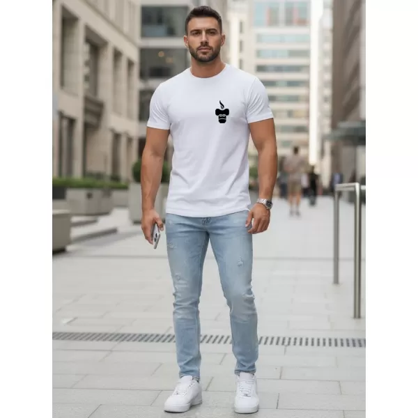 Herren-T-Shirt DSTREET NX5090R WEIß 