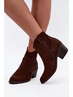 Damenschuhe S.BARSKI HY62-8149 SCHOKOLADE