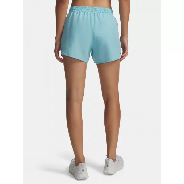  Damen-Shorts UNDER ARMOUR UA FLY BY 3 SHORTS 1382438-425 BLAU 