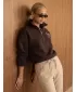 Damen-Sweatshirt DSTREET BY1572 BRAUN