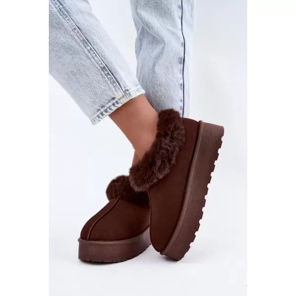  Schneemänner für Frauen BIG STAR SHOES UU274203 BRAUNE/BEIGE SCHATTEN 