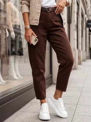 Damenhosen DSTREET UY3133 BRAUN