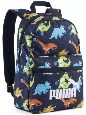 Rucksack PUMA PHASE AOP SMALL BACKPACK 09132414 PUMA MARINE/SPORTY DINO AOP