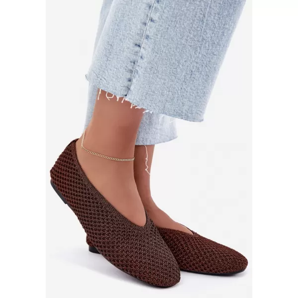  Ballerinas für Damen BOTO CH956 BRAUN 