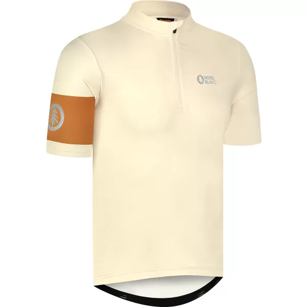  Herren-Radtrikot NORDBLANC CAMEL NBSMF8079 BEIGE 
