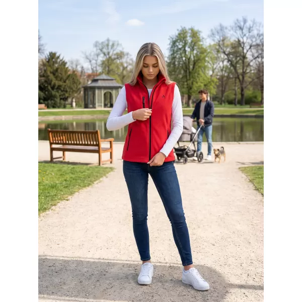  Fleeceweste für Damen ALTISPORT ALW002525 ROT 