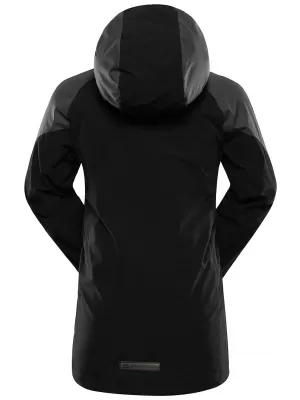 Kinderjacke ALPINE PRO TEMUNO SCHWARZ