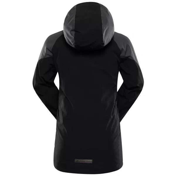  Kinderjacke ALPINE PRO TEMUNO SCHWARZ 