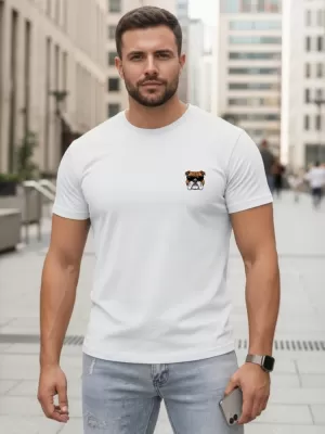 Herren-T-Shirt DSTREET NX0125R-WH WEIß