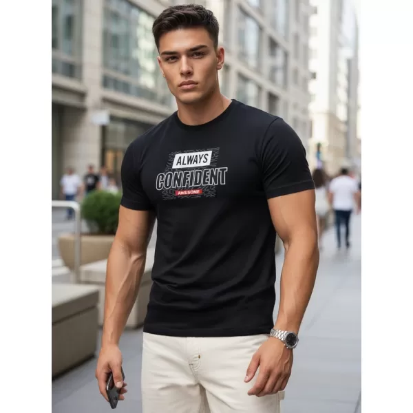  Herren-T-Shirt DSTREET RX5407 SCHWARZ 
