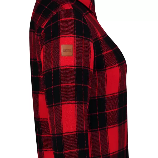  Flanellhemd für Damen NORDBLANC WILLOW NBSSL8371 ROT 