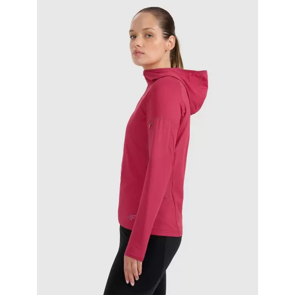  Funktions-Sweatshirt für Damen 4F WAW25TFSWF591 DUNKELROSA 