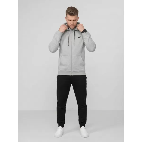  Herren-Sweatshirt 4F WMM00TSWSM2550 KALTE HELLGRAUE MELANGE 