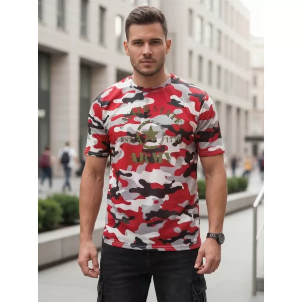  Herren-T-Shirt DSTREET NX2002R-RW-M ROT 