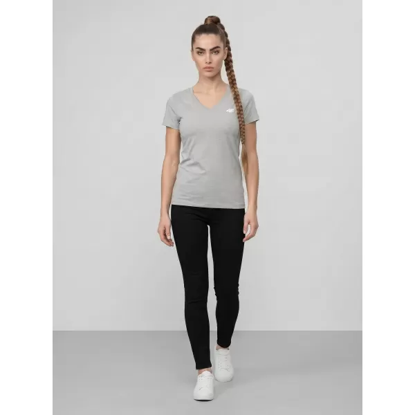  Damen-T-Shirt 4F WMM00TTSHF3307 KALTE HELLGRAUE MELANGE 