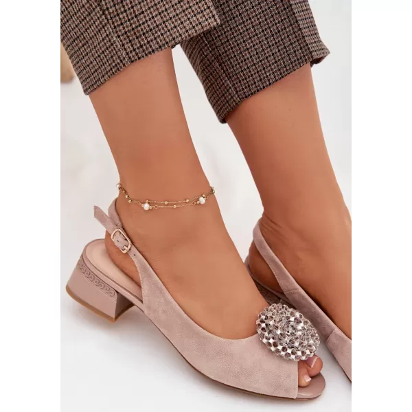  Damensandalen D&A 41955-19 BEIGE 