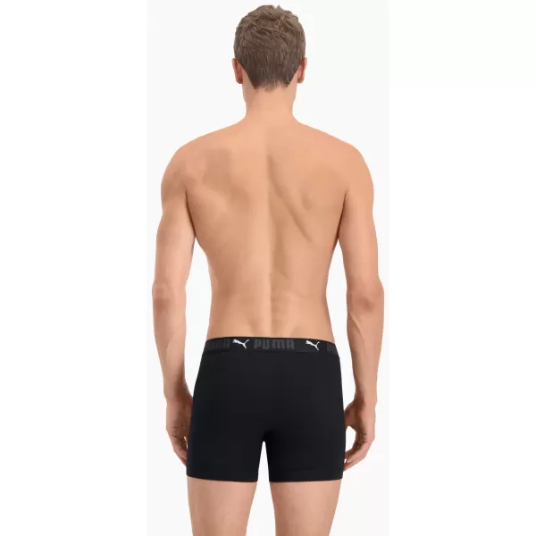  Herren-Boxershorts PUMA SPORT COTTON BOXER 2P 93552101 SCHWARZ 