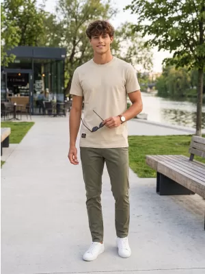 Herren-T-Shirt ALTISPORT NP/ALMST20001 SAND