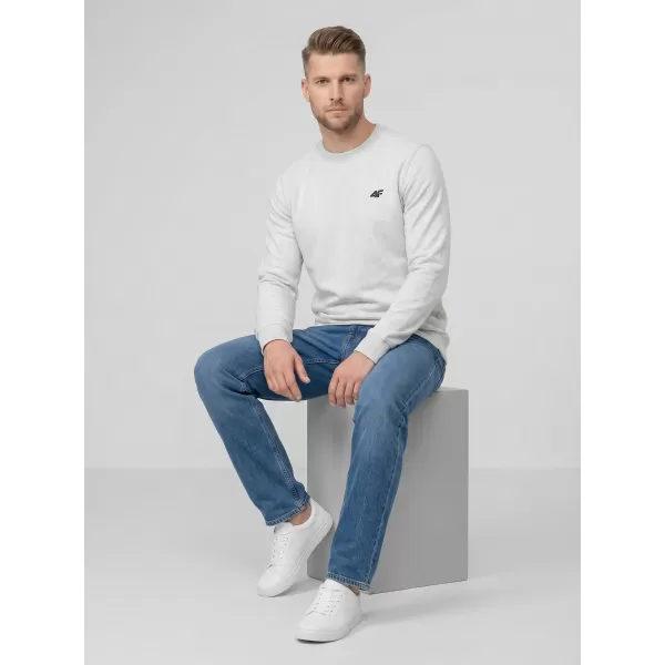  Herren-Sweatshirt 4F WMM00TSWSM2549 KALTE HELLGRAUE MELANGE 