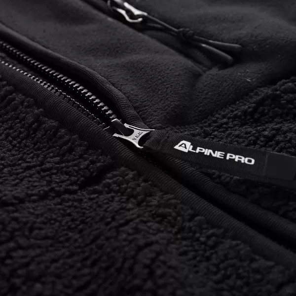  Warmes Herren-Sweatshirt ALPINE PRO FERAD 3 SCHWARZ 