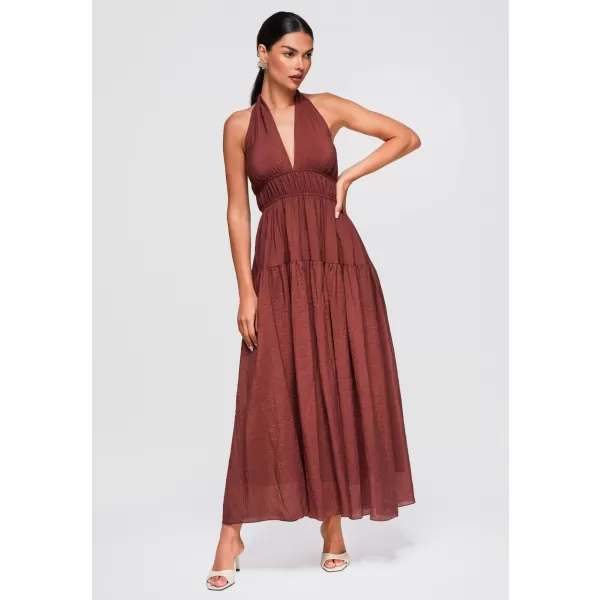  Kleid OMBRE OW-DLR-E0001 BRAUN 