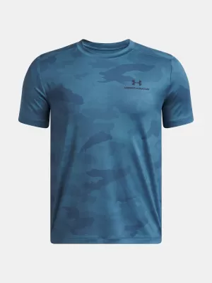 T-Shirt für Jungen UNDER ARMOUR VANISH PRINTED SS 6005133-498 BLAU