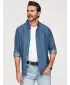 Herrenhemd OMBRE K702 BLAU