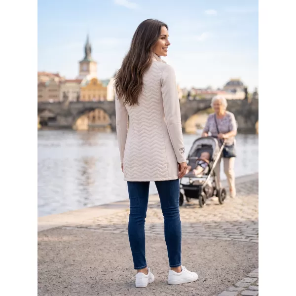  Hybridmantel für Damen ALTISPORT IRYSA HELLBEIGE 