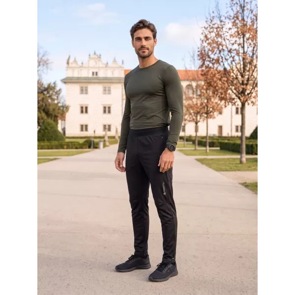  Softshellhose für Herren ALPINE PRO ABAR 2 SCHWARZ 
