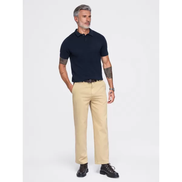  Herren-Poloshirt OMBRE OM-POSS-0178 MARINEBLAU 