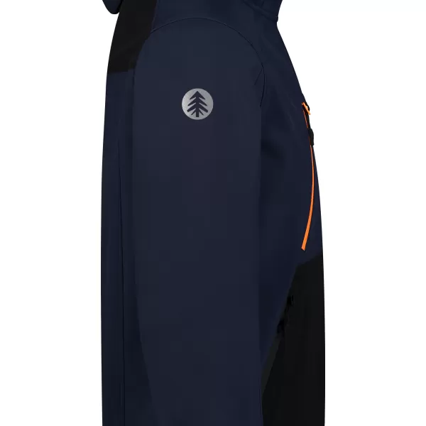  Wasserdichte Herrenjacke NORDBLANC OVERLOOK NBSSM8315 DUNKELBLAU 