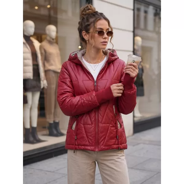  Damenjacke DSTREET TY5785 BURGUND 