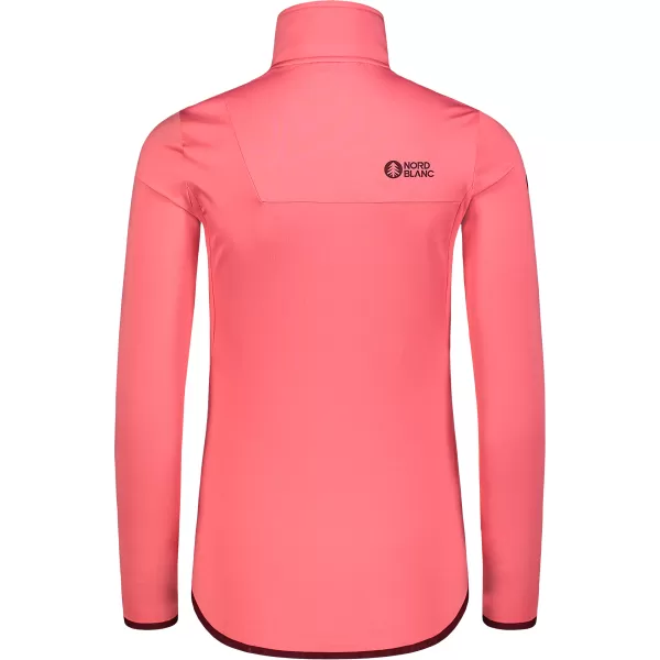  Powerfleece-Sweatshirt für Damen NORDBLANC CRISP NBSFL8338 ROSA 