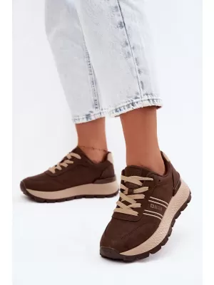 Damen-Sneaker BIG STAR SHOES UU274040 BRAUN/BEIGE