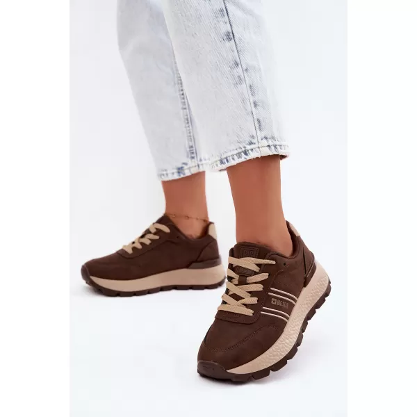  Damen-Sneaker BIG STAR SHOES UU274040 BRAUN/BEIGE 