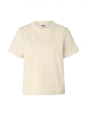 Damen-T-Shirt URBAN CLASSICS TB8574-02903 WEIßER SAND