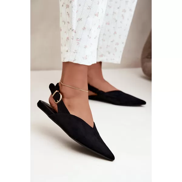  Ballerinas für Damen BOTO 55-A90 SCHWARZ 