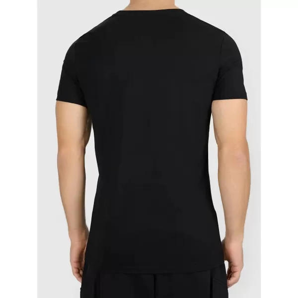  Herren-T-Shirt 4F WAW25TTSHM2401 TIEFSCHWARZ 