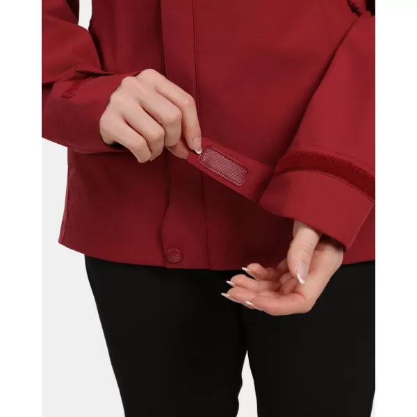  Damen-Hardshelljacke KILPI MONTANA-W 1L0102KI DUNKELROT 