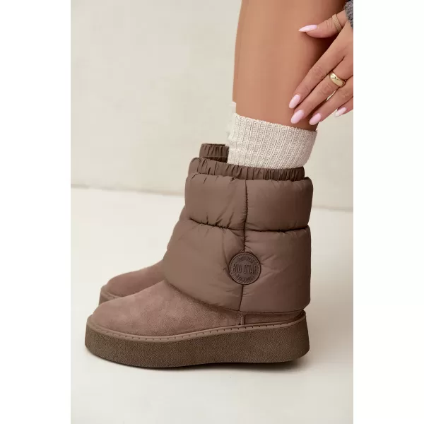  Schneemänner für Frauen BIG STAR SHOES UU274732 DUNKELBEIGE 