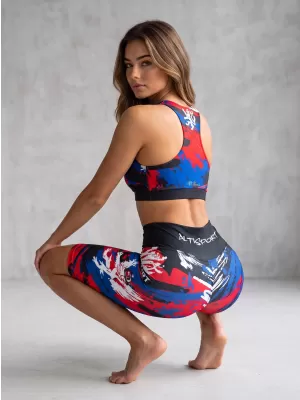 Damen Premium-Funktionsleggings oberhalb des Knies (neue Größen) ALTISPORT VOJ/ALW036LEG06 TSCHECHISCH