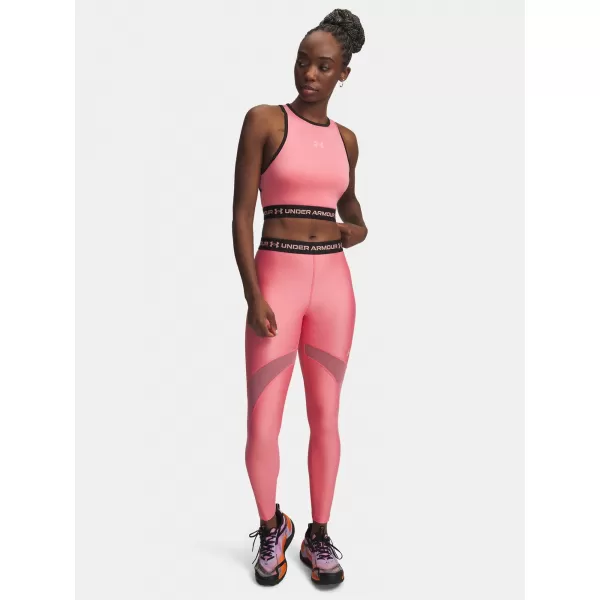  Leggings für Damen UNDER ARMOUR HEATGEAR MESH LEGGING 6010009-600 ROSA 