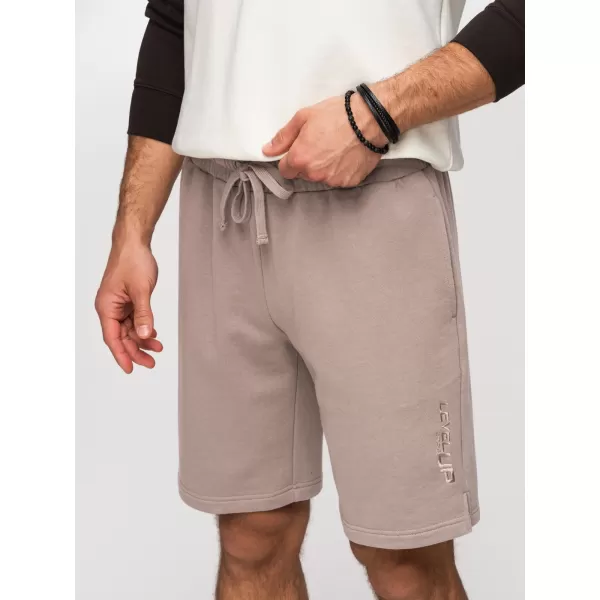  Herren-Shorts OMBRE Z125 BEIGE/HELLGRÜN 