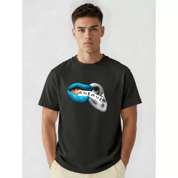 Herren-T-Shirt DSTREET NX1036R-BK-O SCHWARZ 