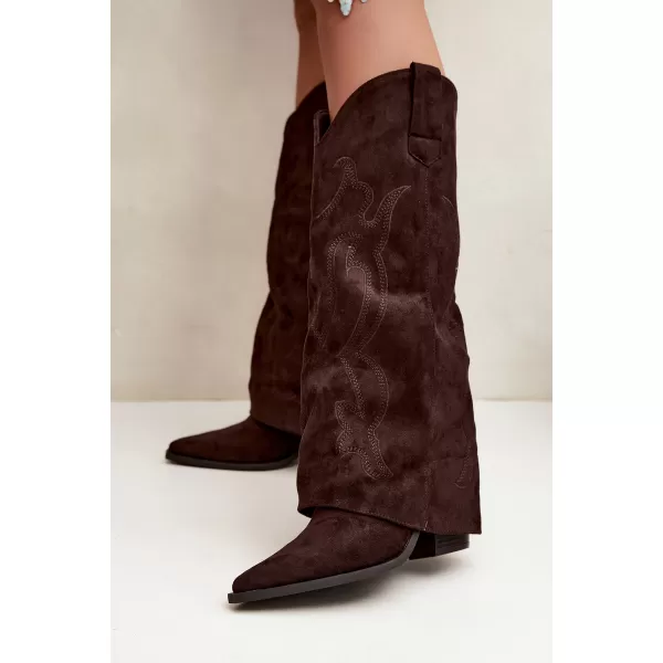  Cowboystiefel für Damen BOTO 2588A BRAUN 