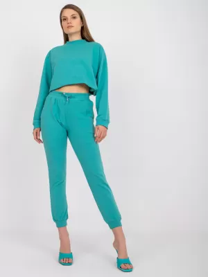 Damen-Jogginghose BASIC FEEL GOOD AP-DR-A-003 TÜRKIS