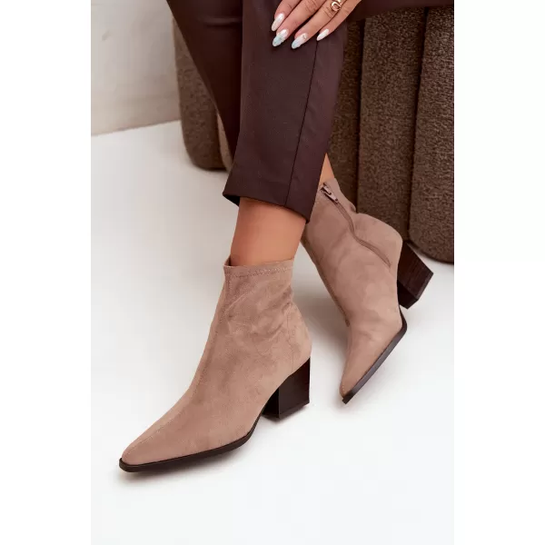  Damen-Stiefeletten BOTO D-209 BROWN BRAUN 