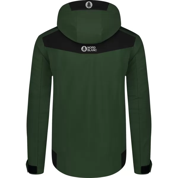  Wasserdichte Herrenjacke NORDBLANC OVERLOOK NBSSM8315 GRÜN 
