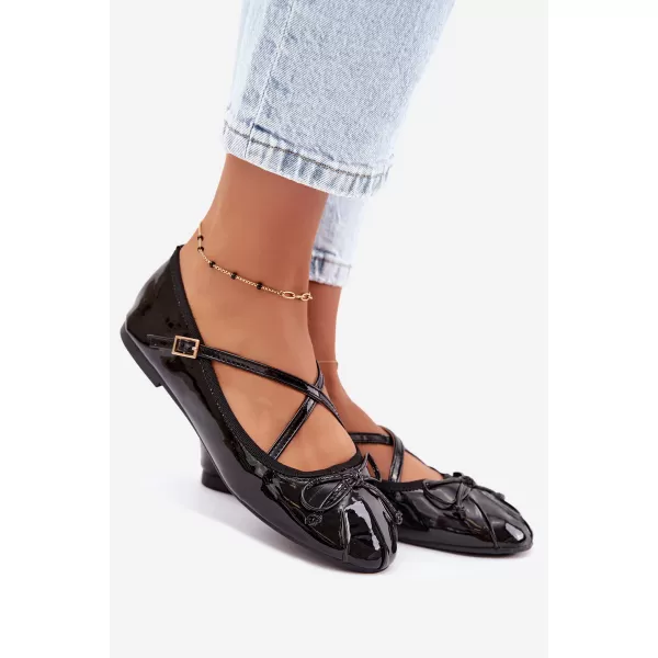  Ballerinas für Damen BOTO 6625-1 SCHWARZ 