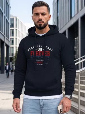 Herren-Sweatshirt DSTREET NX5150BX-25-09 DUNKELBLAU